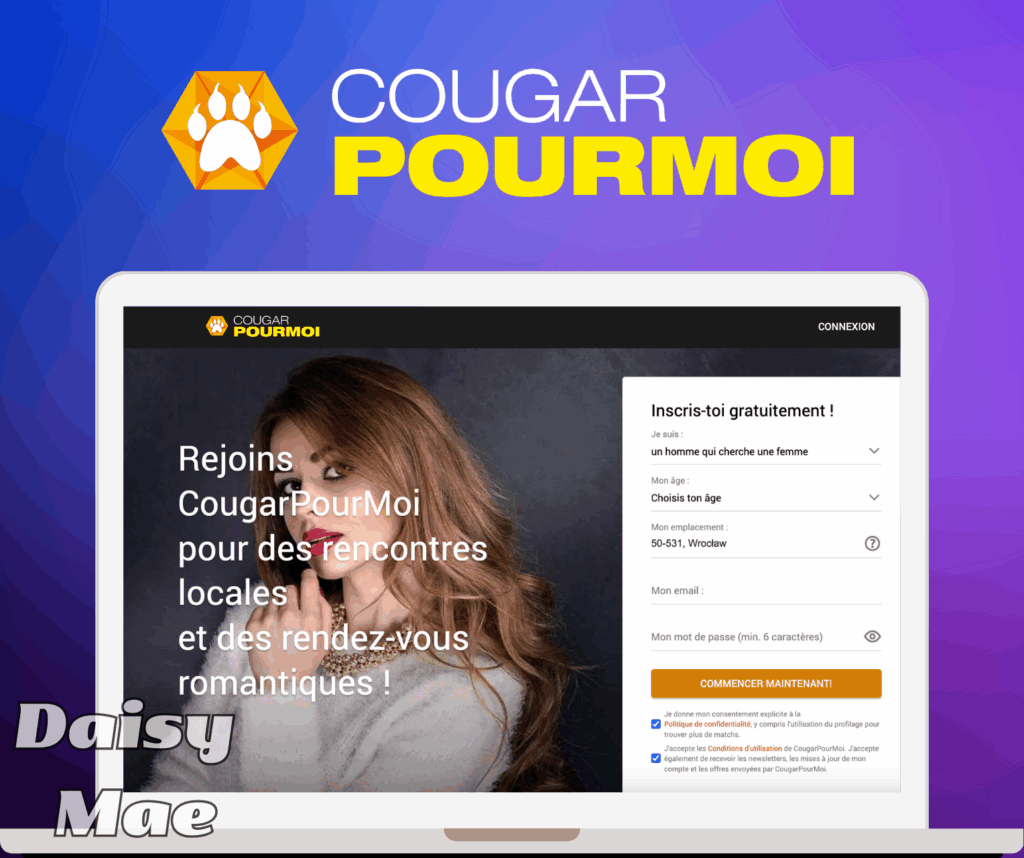 Cougar Dating Site CougarPourMoi